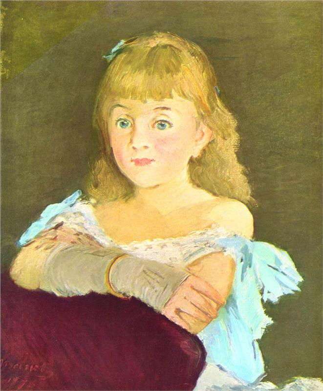 Portrait of Lina Campineanu, 1878 - Edouard Manet Painting